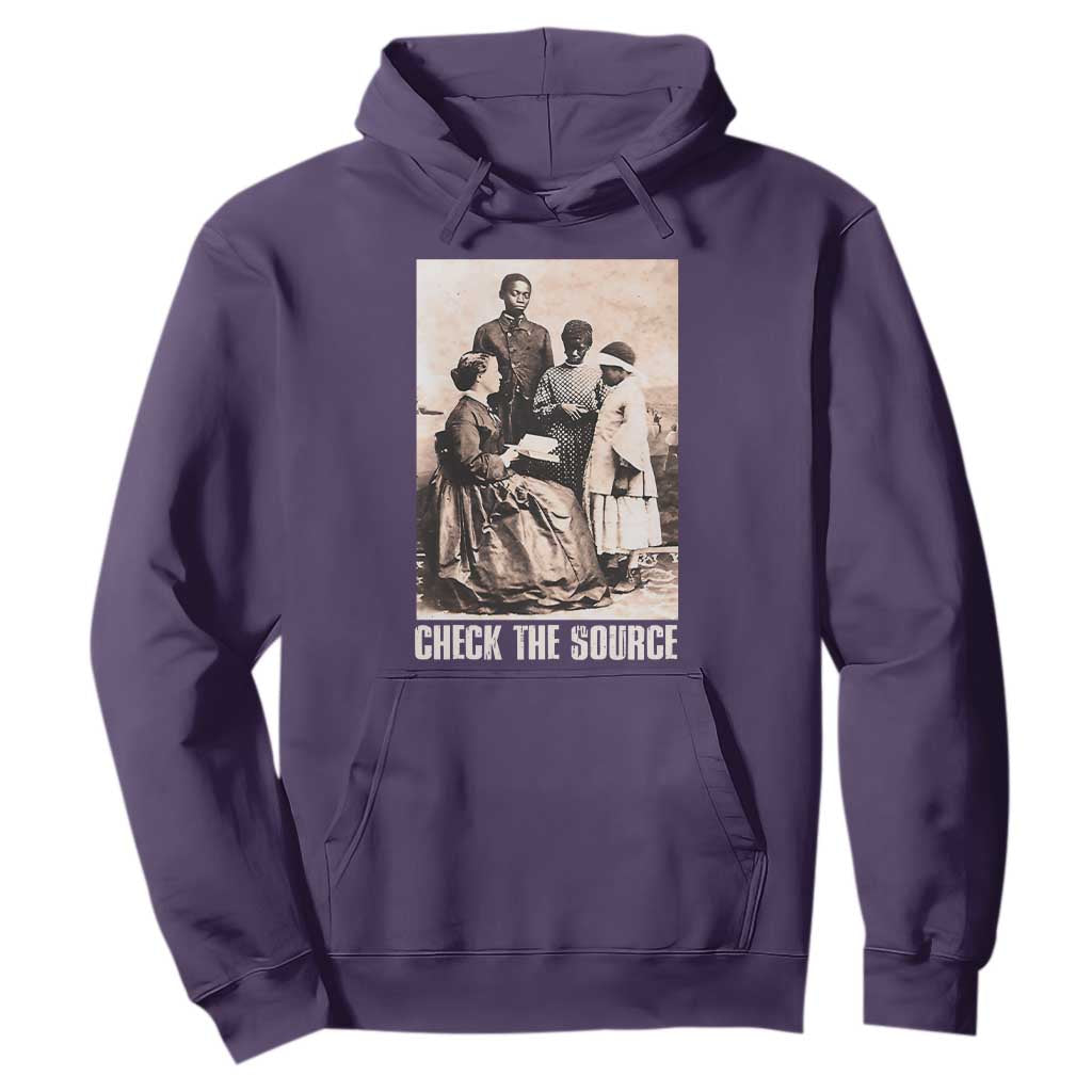 Black History Hoodie Check The Source African American Pride