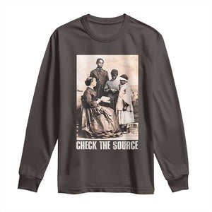 Black History Long Sleeve Shirt Check The Source African American Pride