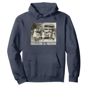 Education Is Freedom Hoodie Black Educator Bookish