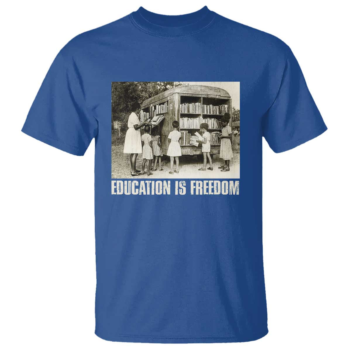 Education Is Freedom T Shirt Black Educator Bookish