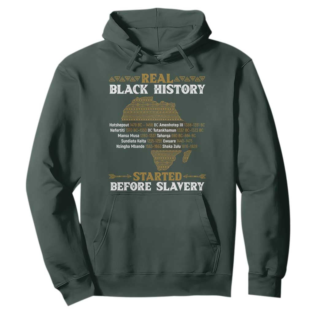 Real Black History Started Before Slavery Hoodie