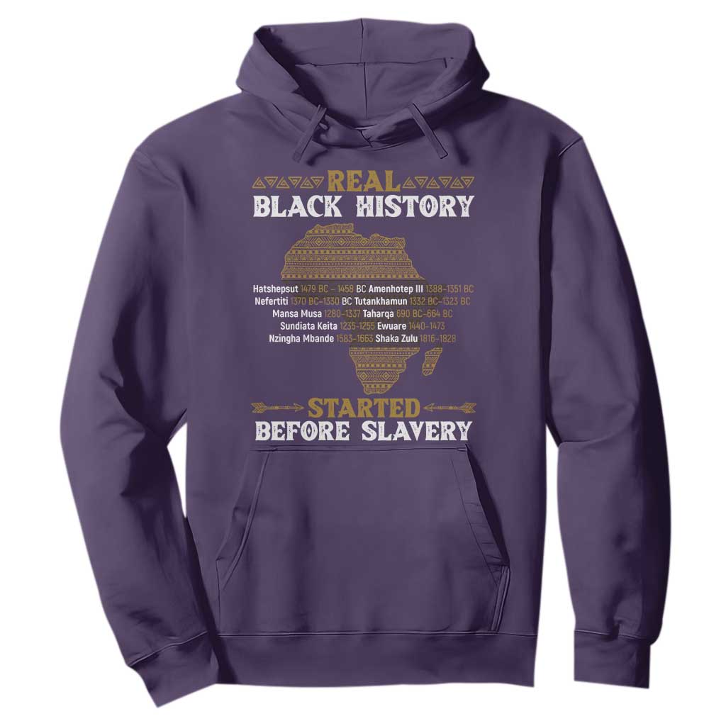 Real Black History Started Before Slavery Hoodie
