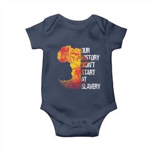 Black History Baby Onesie Our History Didn't Start At Slavery
