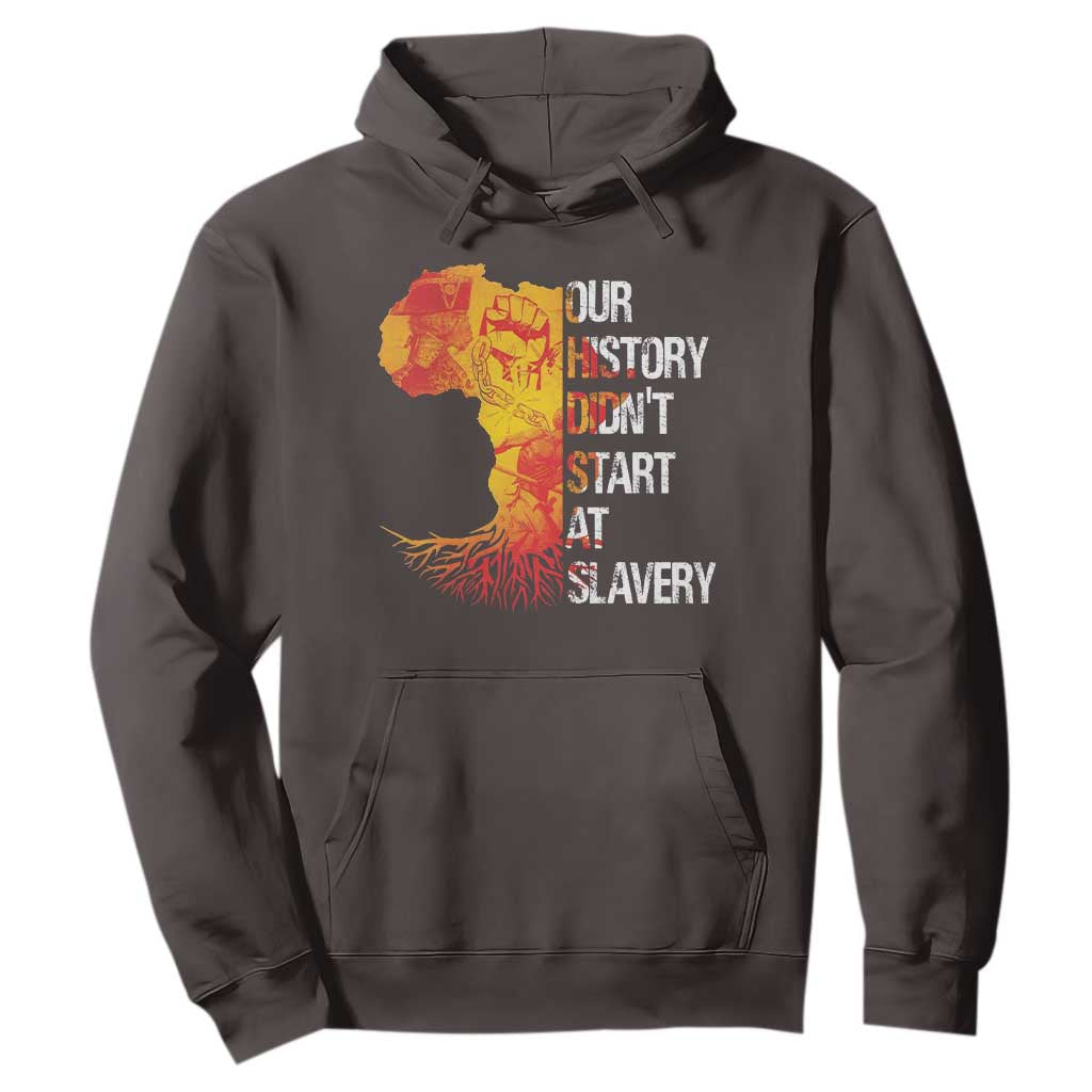 Black History Hoodie Our History Didn't Start At Slavery