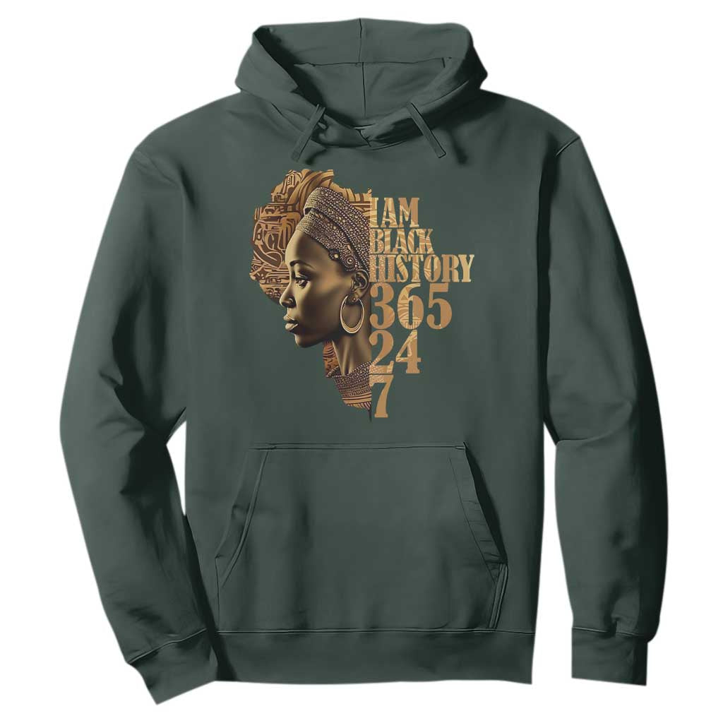 I Am Black History 365 24 7 Hoodie