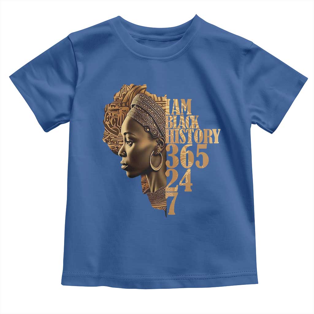 I Am Black History 365 24 7 Toddler T Shirt