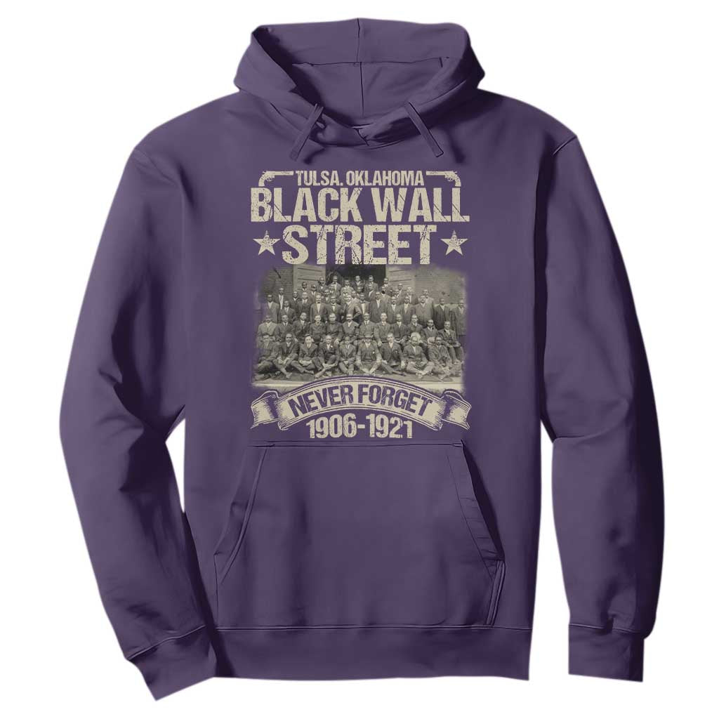 Black Wall Street Hoodie Never Forget 1906 1921 Tulsa Black History