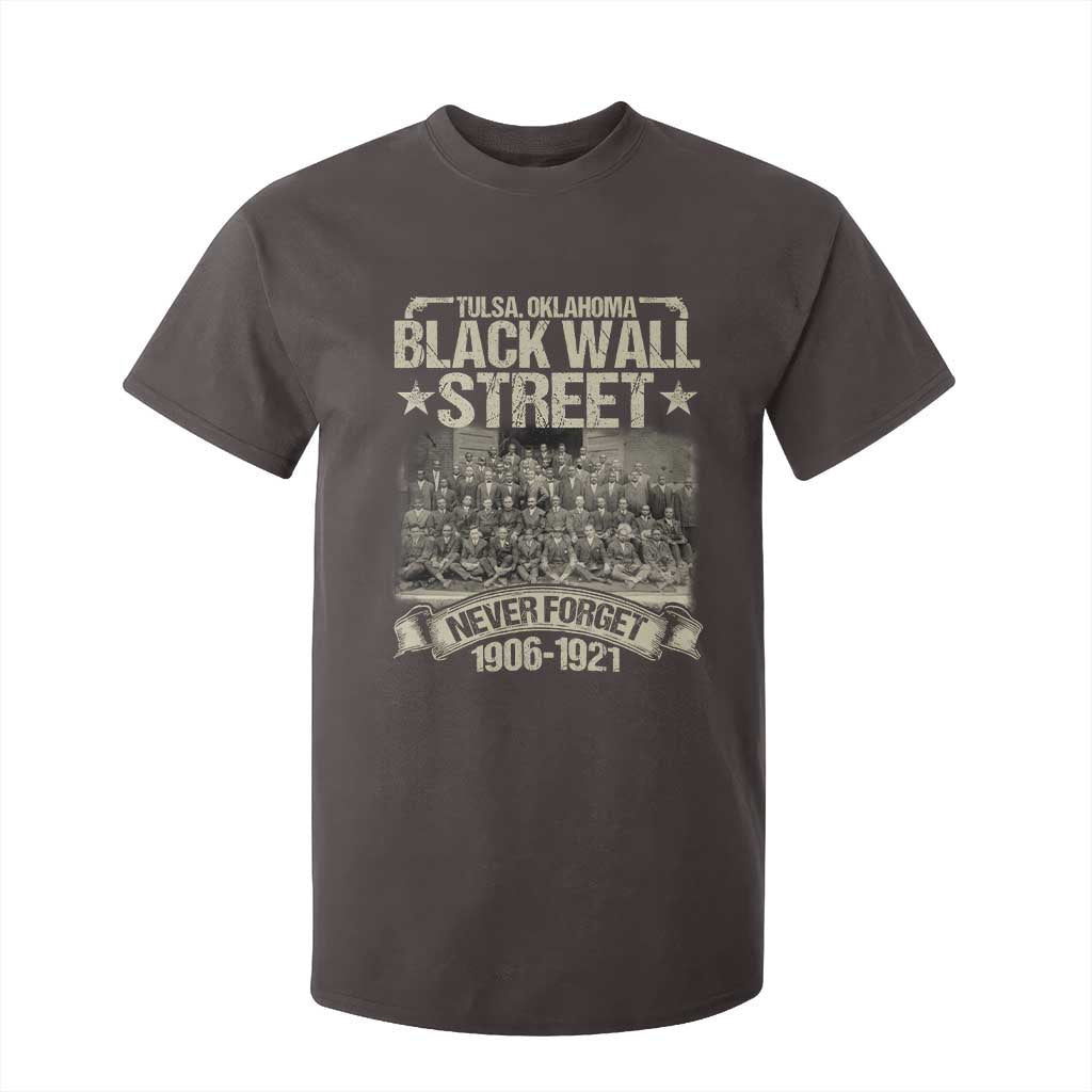Black Wall Street T Shirt For Kid Never Forget 1906 1921 Tulsa Black History