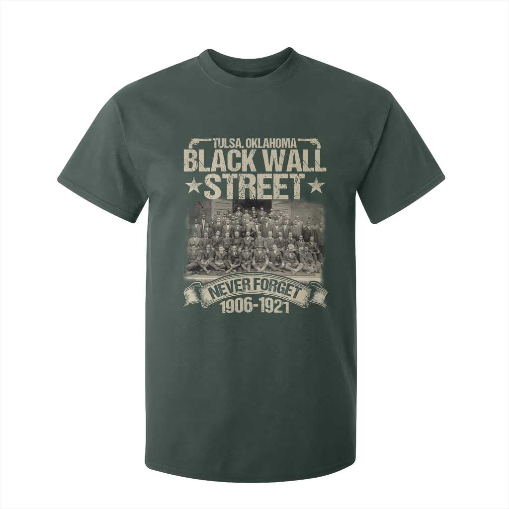 Black Wall Street T Shirt For Kid Never Forget 1906 1921 Tulsa Black History