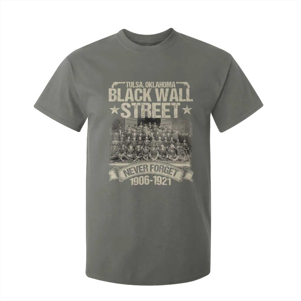 Black Wall Street T Shirt For Kid Never Forget 1906 1921 Tulsa Black History