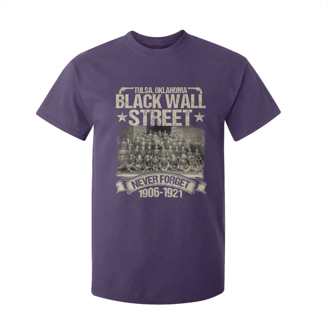 Black Wall Street T Shirt For Kid Never Forget 1906 1921 Tulsa Black History