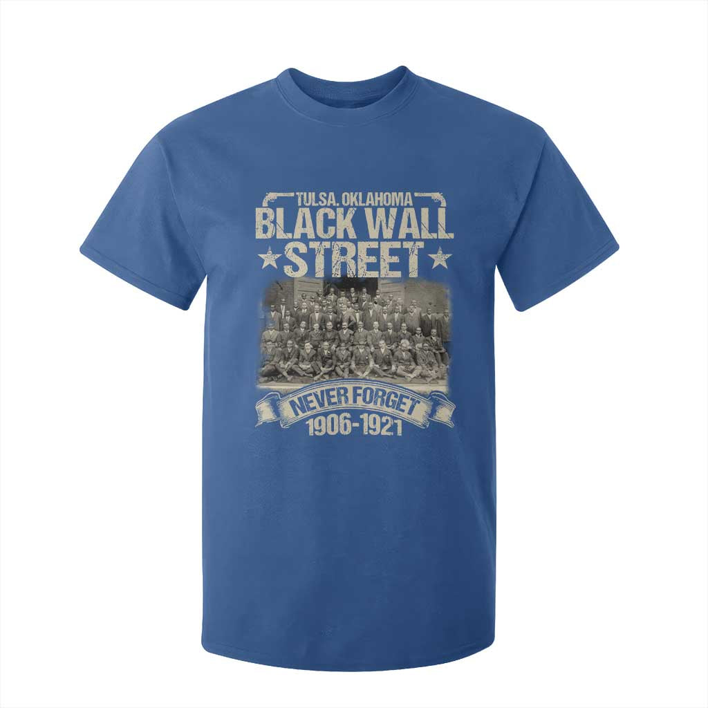 Black Wall Street T Shirt For Kid Never Forget 1906 1921 Tulsa Black History