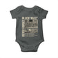 Black Wall Street Baby Onesie Never Forget Tulsa Black History Month