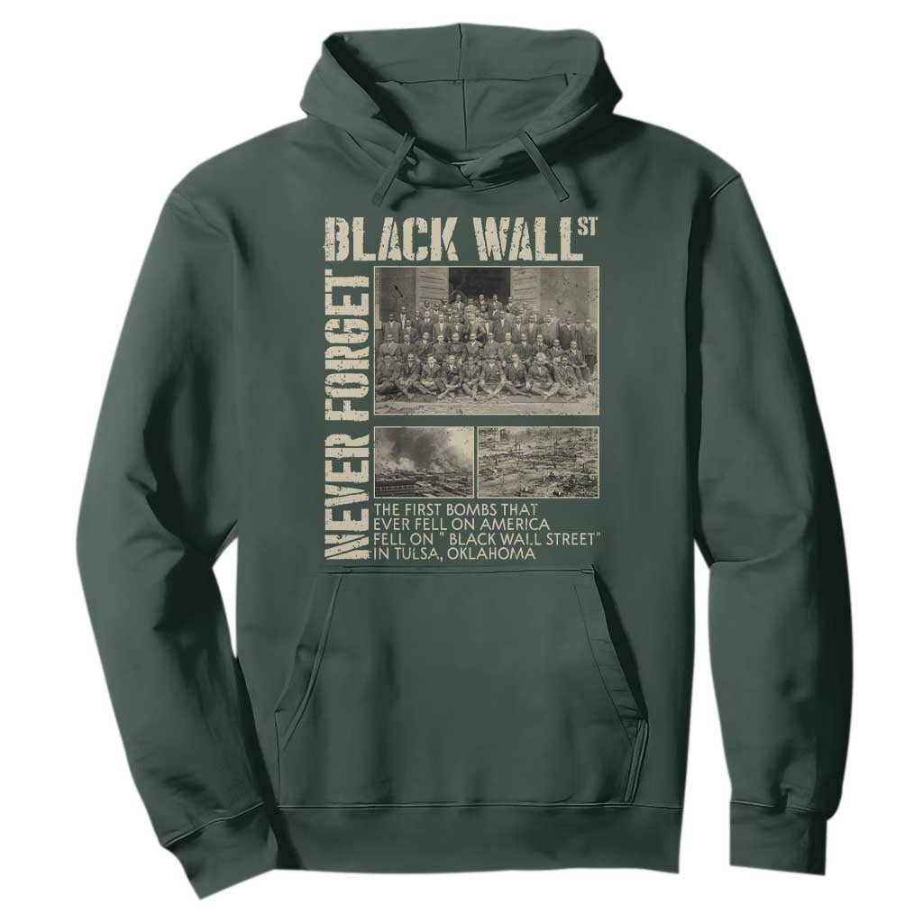 Black Wall Street Hoodie Never Forget Tulsa Black History Month
