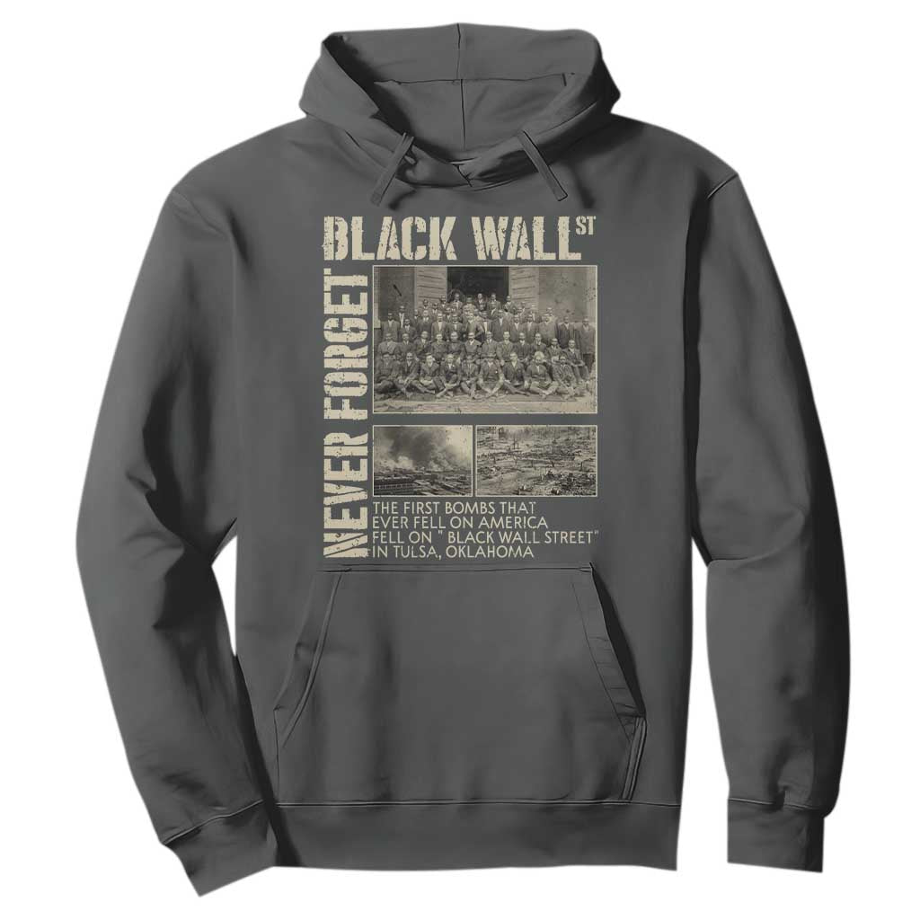 Black Wall Street Hoodie Never Forget Tulsa Black History Month