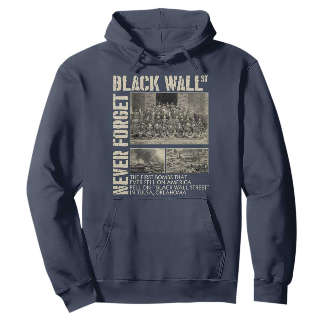 Black Wall Street Hoodie Never Forget Tulsa Black History Month