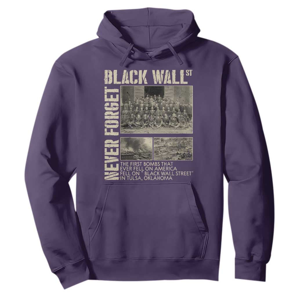 Black Wall Street Hoodie Never Forget Tulsa Black History Month