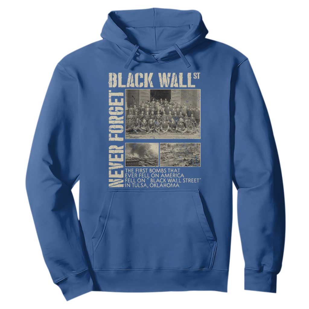 Black Wall Street Hoodie Never Forget Tulsa Black History Month
