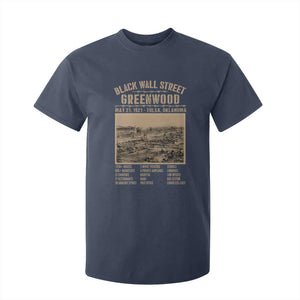 Black Wall Street T Shirt For Kid Never Forget 1921 Tulsa Black History Retro