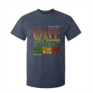 Never Forget Black Wall Street T Shirt For Kid Greenwood Tulsa Oklahoma Black History