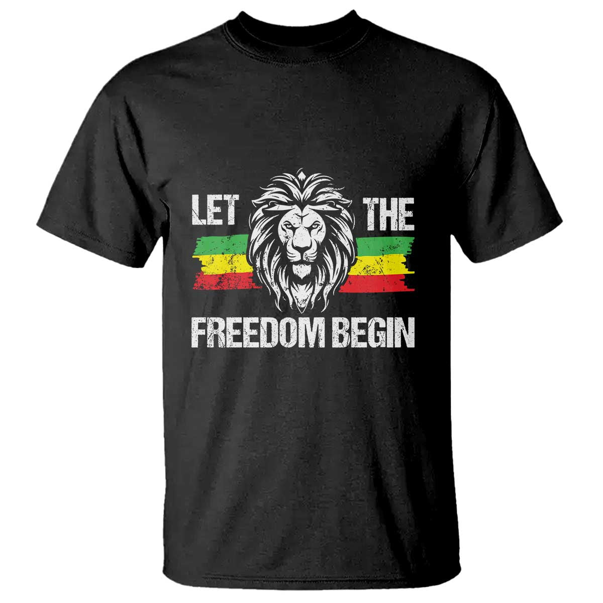 Juneteenth T Shirt Let The Freedom Begin African American Lion Melanin Pride