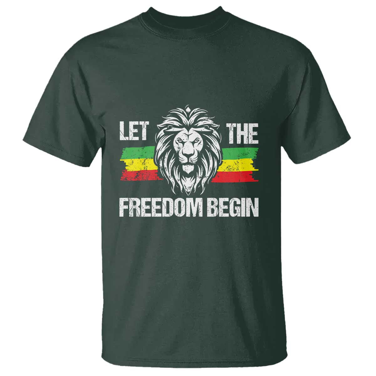 Juneteenth T Shirt Let The Freedom Begin African American Lion Melanin Pride