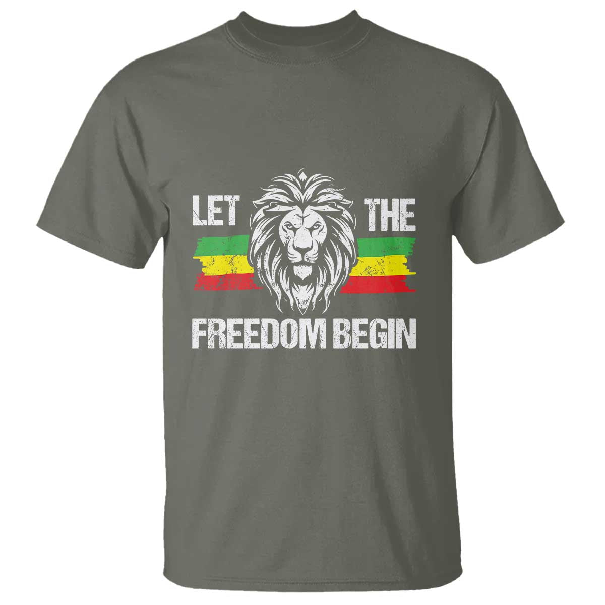 Juneteenth T Shirt Let The Freedom Begin African American Lion Melanin Pride
