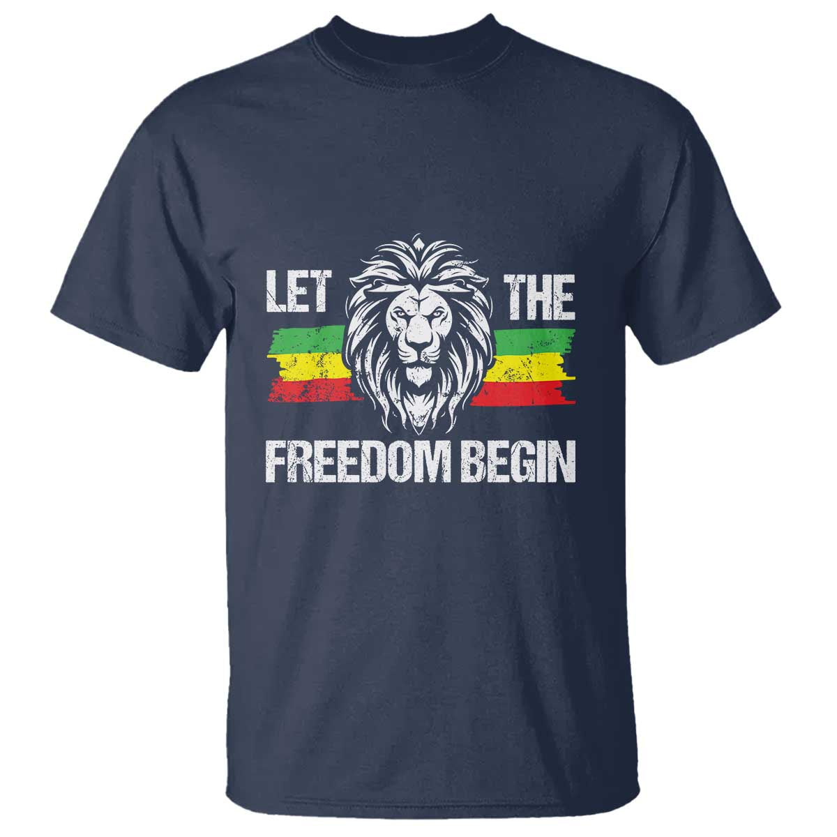 Juneteenth T Shirt Let The Freedom Begin African American Lion Melanin Pride