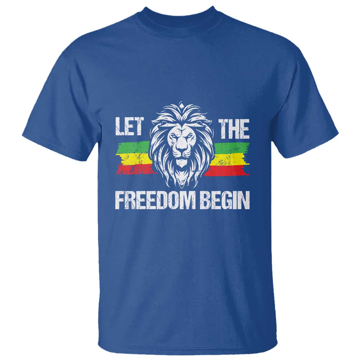 Juneteenth T Shirt Let The Freedom Begin African American Lion Melanin Pride