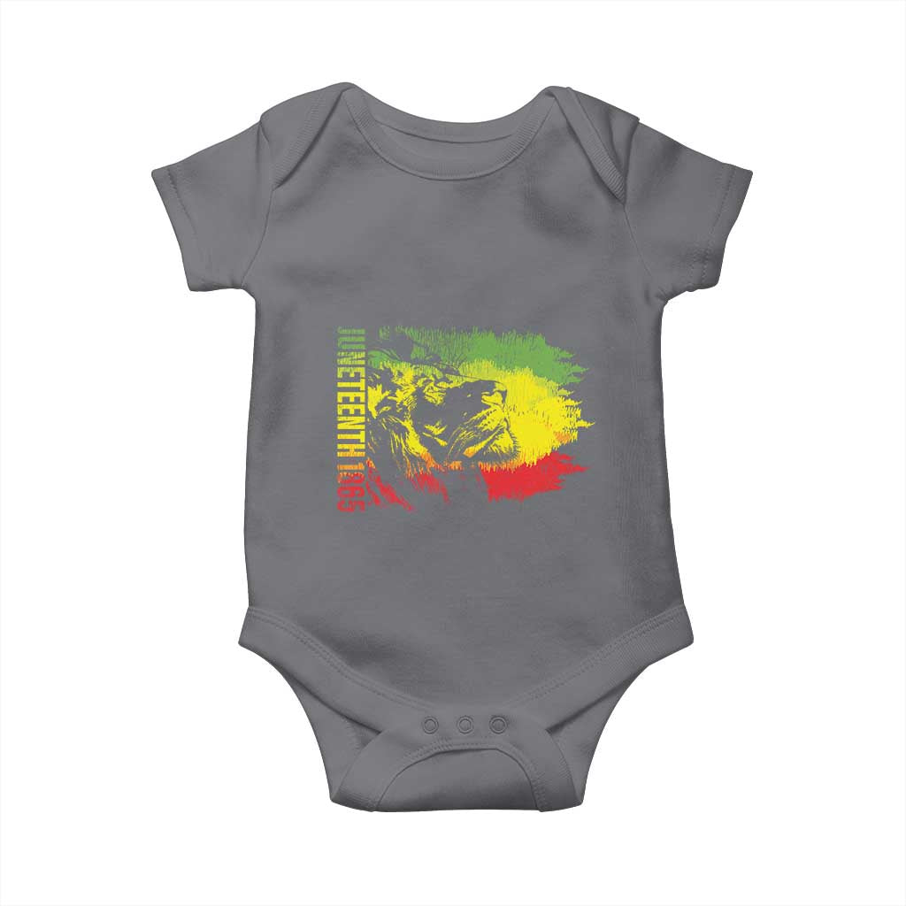 Juneteenth Baby Onesie 1865 African American Lion King