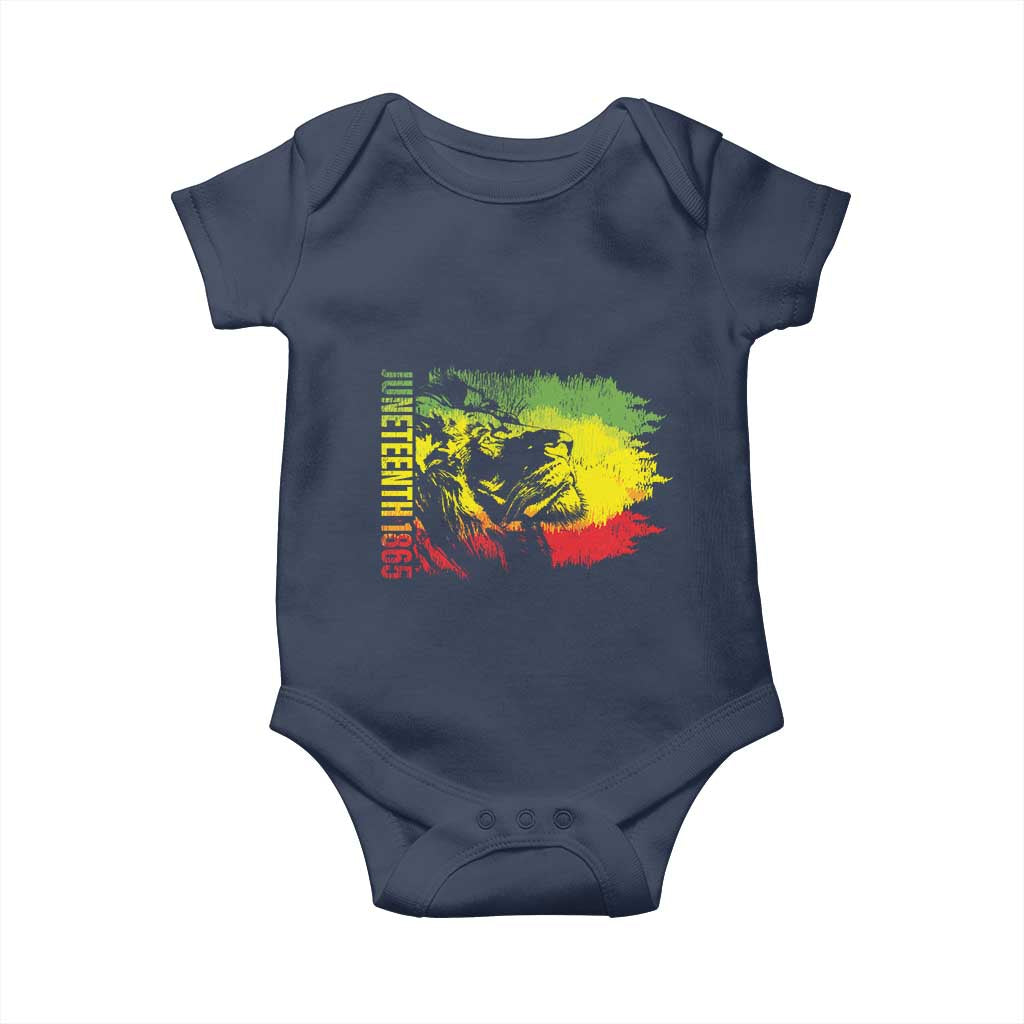 Juneteenth Baby Onesie 1865 African American Lion King