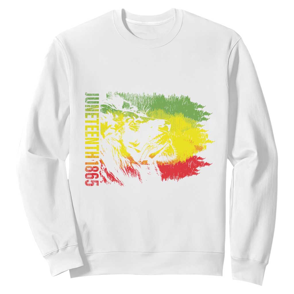 Juneteenth Sweatshirt 1865 African American Lion King