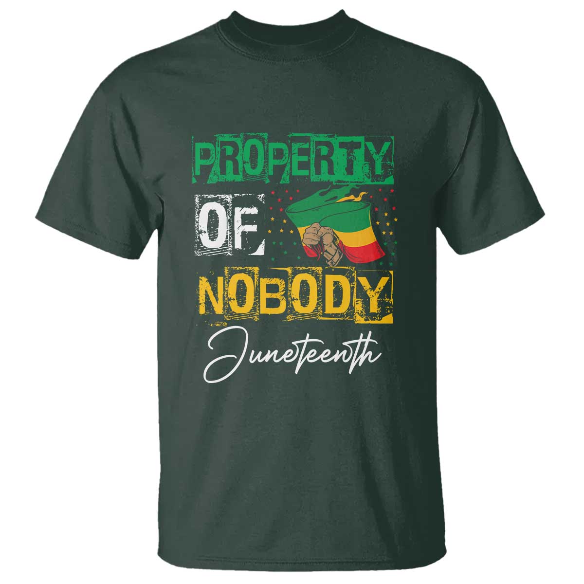 Juneteenth T Shirt Property Of Nobody Melanin Black Freedom