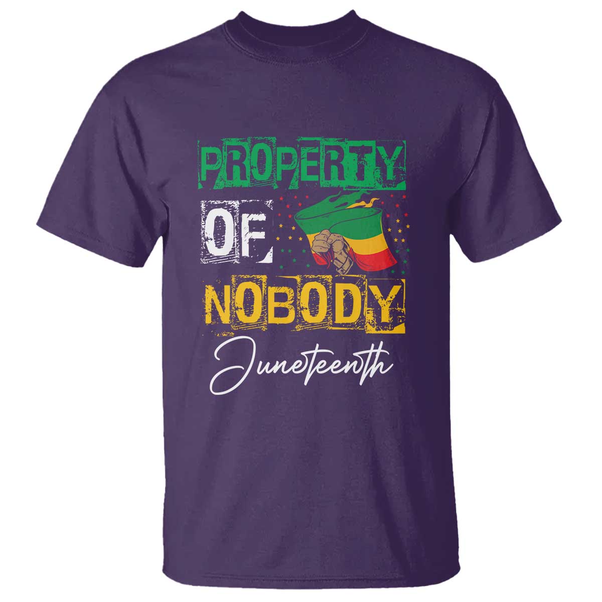 Juneteenth T Shirt Property Of Nobody Melanin Black Freedom