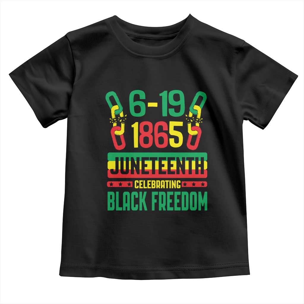Juneteenth Baby Shirt Celebrating Black Freedom 1865 African American