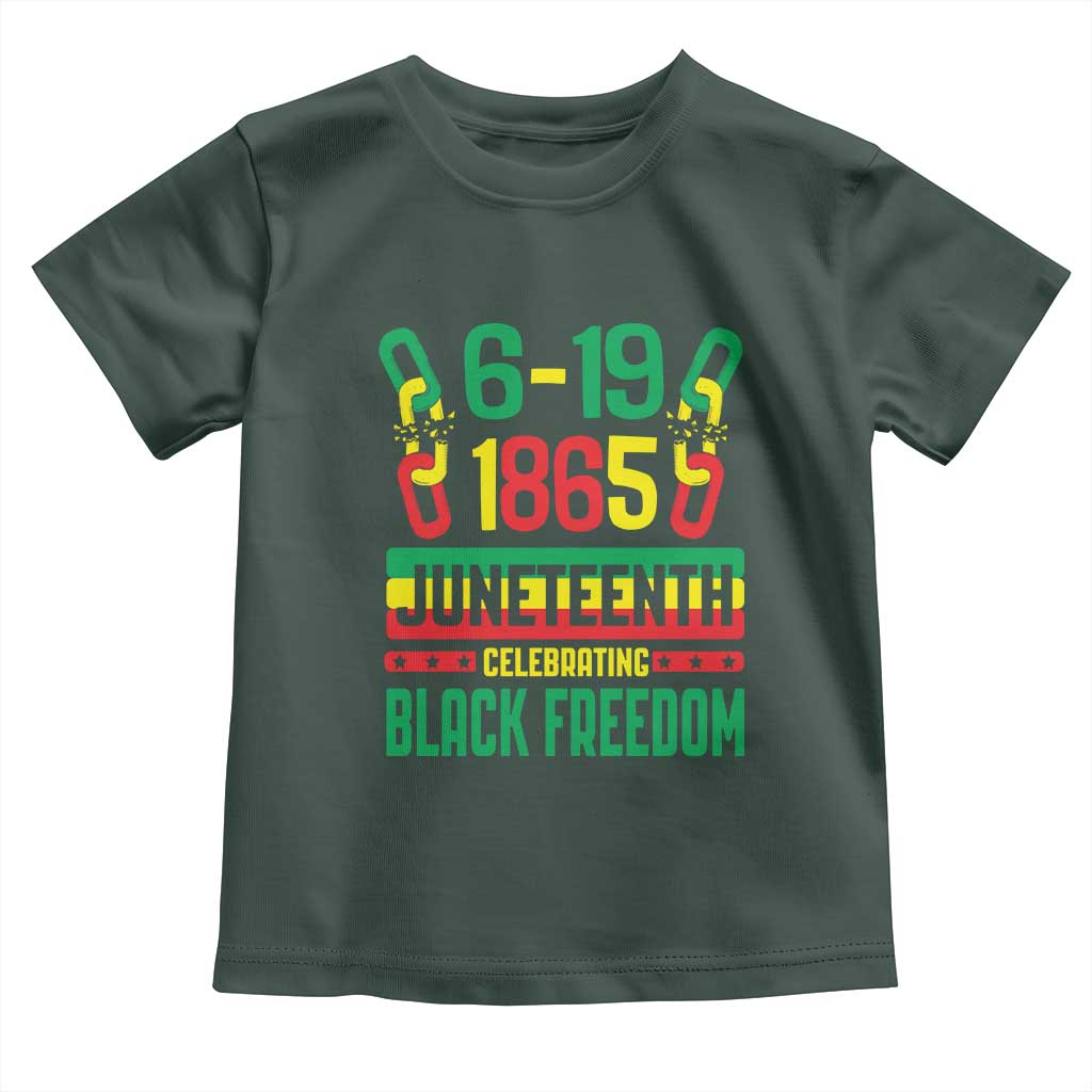 Juneteenth Baby Shirt Celebrating Black Freedom 1865 African American
