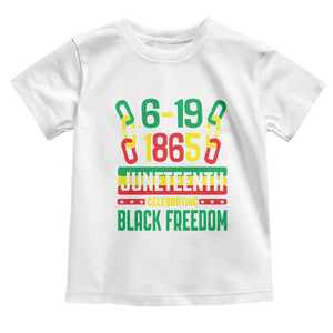 Juneteenth Baby Shirt Celebrating Black Freedom 1865 African American