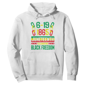 Juneteenth Hoodie Celebrating Black Freedom 1865 African American