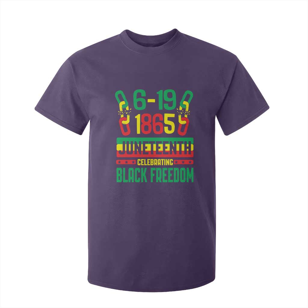Juneteenth T Shirt For Kid Celebrating Black Freedom 1865 African American