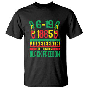 Juneteenth T Shirt Celebrating Black Freedom 1865 African American