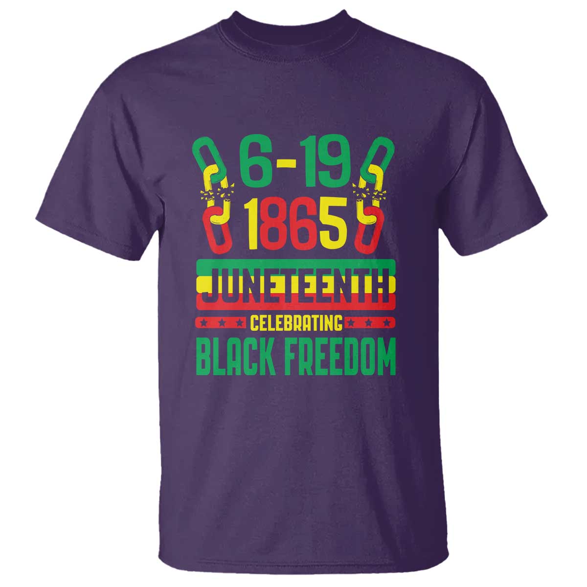 Juneteenth T Shirt Celebrating Black Freedom 1865 African American