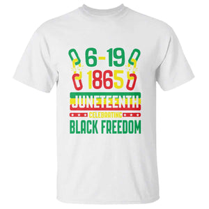 Juneteenth T Shirt Celebrating Black Freedom 1865 African American