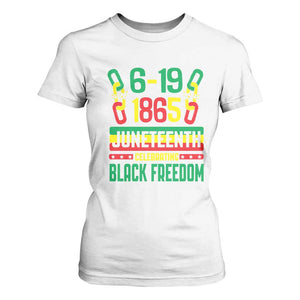 Juneteenth T Shirt For Women Celebrating Black Freedom 1865 African American