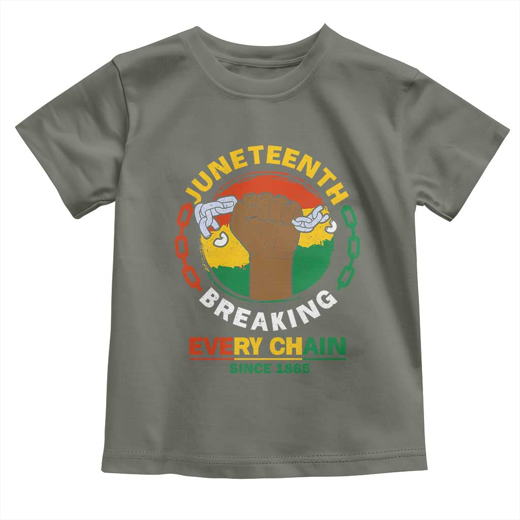 Juneteenth Baby Shirt Breaking Every Chain Since 1865 Black Freedom