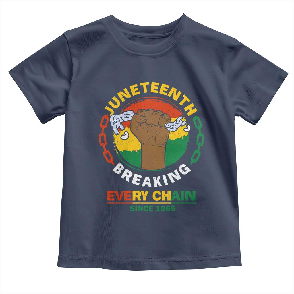 Juneteenth Baby Shirt Breaking Every Chain Since 1865 Black Freedom