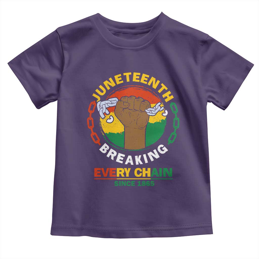 Juneteenth Baby Shirt Breaking Every Chain Since 1865 Black Freedom