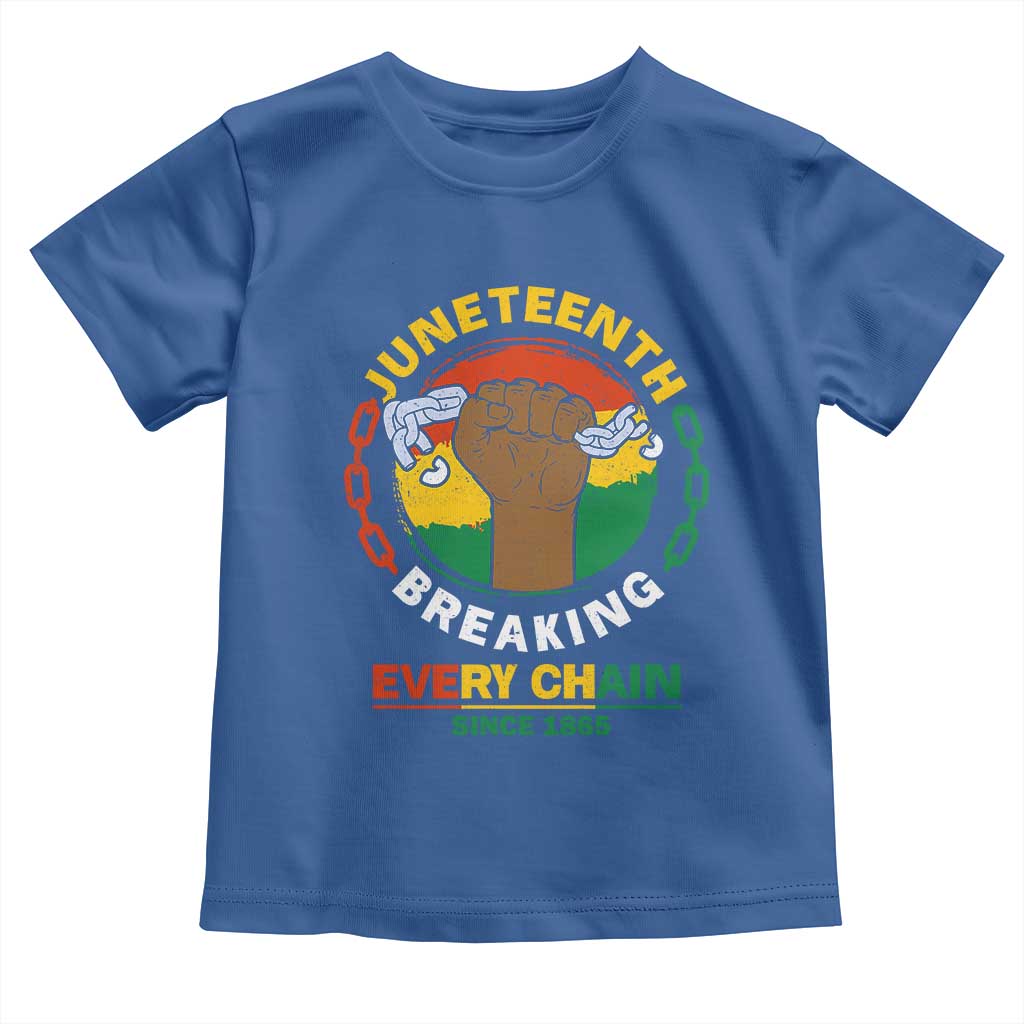 Juneteenth Baby Shirt Breaking Every Chain Since 1865 Black Freedom