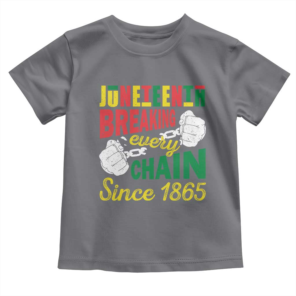 Juneteenth Baby Shirt Breaking Every Chain Since 1865 Black Pride