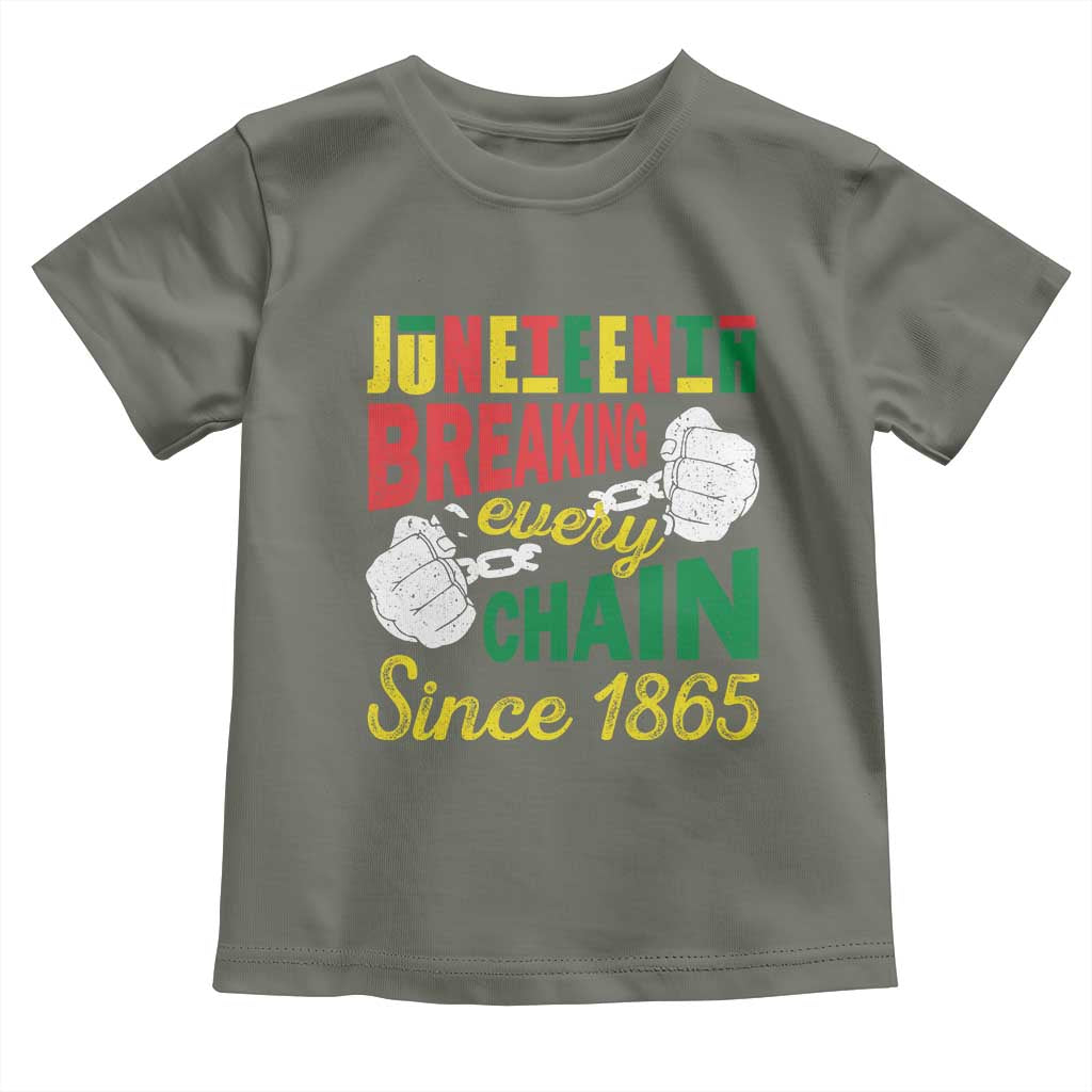 Juneteenth Baby Shirt Breaking Every Chain Since 1865 Black Pride