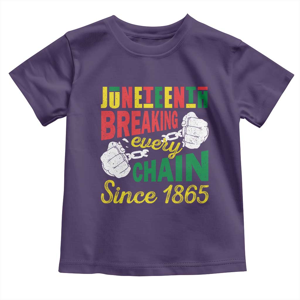 Juneteenth Baby Shirt Breaking Every Chain Since 1865 Black Pride